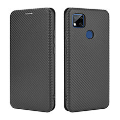 Funda de Cuero Cartera con Soporte Carcasa L06Z para Xiaomi POCO C31 Negro