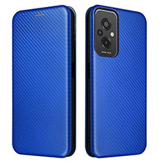 Funda de Cuero Cartera con Soporte Carcasa L06Z para Xiaomi Redmi 11 Prime 4G Azul