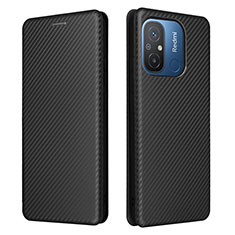 Funda de Cuero Cartera con Soporte Carcasa L06Z para Xiaomi Redmi 11A 4G Negro