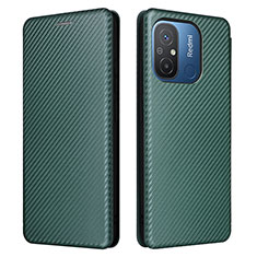 Funda de Cuero Cartera con Soporte Carcasa L06Z para Xiaomi Redmi 11A 4G Verde