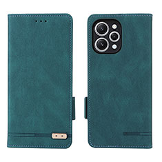 Funda de Cuero Cartera con Soporte Carcasa L06Z para Xiaomi Redmi 12 4G Verde