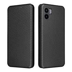 Funda de Cuero Cartera con Soporte Carcasa L06Z para Xiaomi Redmi A1 Negro