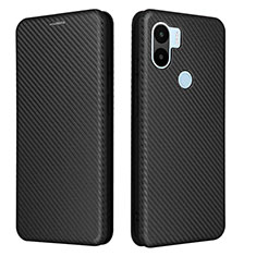 Funda de Cuero Cartera con Soporte Carcasa L06Z para Xiaomi Redmi A1 Plus Negro