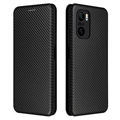 Funda de Cuero Cartera con Soporte Carcasa L06Z para Xiaomi Redmi K40 Pro+ Plus 5G Negro