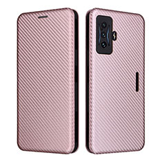 Funda de Cuero Cartera con Soporte Carcasa L06Z para Xiaomi Redmi K50 Gaming 5G Oro Rosa