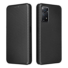 Funda de Cuero Cartera con Soporte Carcasa L06Z para Xiaomi Redmi Note 12 Pro 4G Negro