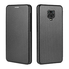 Funda de Cuero Cartera con Soporte Carcasa L06Z para Xiaomi Redmi Note 9 Pro Max Negro