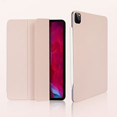 Funda de Cuero Cartera con Soporte Carcasa L07 para Apple iPad Pro 11 (2021) Oro Rosa