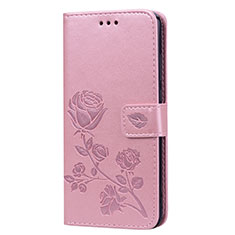 Funda de Cuero Cartera con Soporte Carcasa L07 para Huawei Honor View 10 Lite Oro Rosa