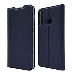 Funda de Cuero Cartera con Soporte Carcasa L07 para Huawei Nova 4e Azul