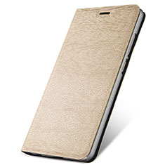 Funda de Cuero Cartera con Soporte Carcasa L07 para Oppo A11 Oro