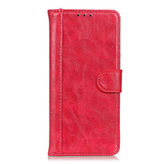 Funda de Cuero Cartera con Soporte Carcasa L07 para Realme Q2 5G Rojo