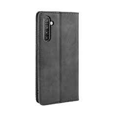 Funda de Cuero Cartera con Soporte Carcasa L07 para Realme X2 Negro