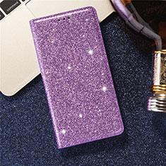 Funda de Cuero Cartera con Soporte Carcasa L07 para Samsung Galaxy S20 5G Morado