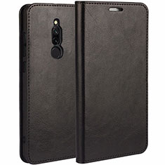 Funda de Cuero Cartera con Soporte Carcasa L07 para Xiaomi Redmi 8 Negro