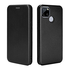 Funda de Cuero Cartera con Soporte Carcasa L07Z para Realme 7i RMX2193 Negro