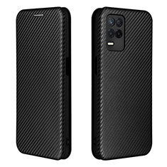 Funda de Cuero Cartera con Soporte Carcasa L07Z para Realme 9 5G India Negro