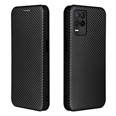 Funda de Cuero Cartera con Soporte Carcasa L07Z para Realme Q3 5G Negro