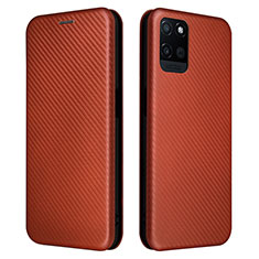 Funda de Cuero Cartera con Soporte Carcasa L07Z para Realme V11s 5G Marron