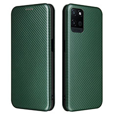 Funda de Cuero Cartera con Soporte Carcasa L07Z para Realme V11s 5G Verde