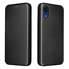 Funda de Cuero Cartera con Soporte Carcasa L07Z para Samsung Galaxy A03 Core Negro