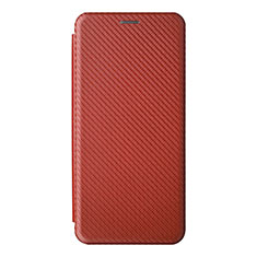 Funda de Cuero Cartera con Soporte Carcasa L07Z para Samsung Galaxy A03 Marron