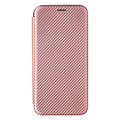 Funda de Cuero Cartera con Soporte Carcasa L07Z para Samsung Galaxy A05s Oro Rosa