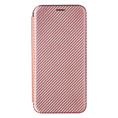 Funda de Cuero Cartera con Soporte Carcasa L07Z para Samsung Galaxy A15 4G Oro Rosa