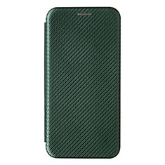 Funda de Cuero Cartera con Soporte Carcasa L07Z para Samsung Galaxy A24 4G Verde