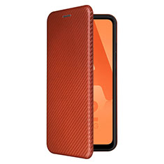 Funda de Cuero Cartera con Soporte Carcasa L07Z para Samsung Galaxy A32 4G Marron