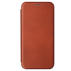 Funda de Cuero Cartera con Soporte Carcasa L07Z para Samsung Galaxy A52 4G Marron