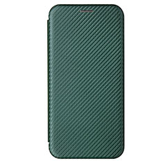 Funda de Cuero Cartera con Soporte Carcasa L07Z para Samsung Galaxy A52 4G Verde