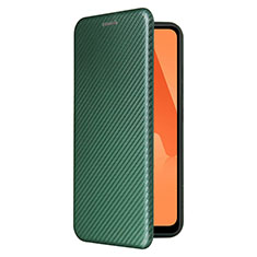 Funda de Cuero Cartera con Soporte Carcasa L07Z para Samsung Galaxy M32 5G Verde