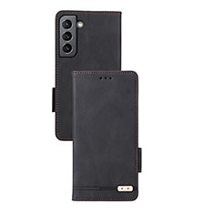 Funda de Cuero Cartera con Soporte Carcasa L07Z para Samsung Galaxy S24 Plus 5G Negro