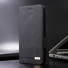 Funda de Cuero Cartera con Soporte Carcasa L07Z para Xiaomi Redmi Note 13 Pro+ Plus 5G Negro