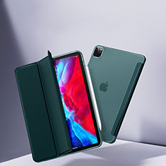 Funda de Cuero Cartera con Soporte Carcasa L08 para Apple iPad Pro 11 (2022) Verde