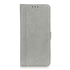 Funda de Cuero Cartera con Soporte Carcasa L08 para Huawei Nova 8 SE 5G Gris