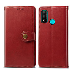Funda de Cuero Cartera con Soporte Carcasa L08 para Huawei Nova Lite 3 Plus Rojo