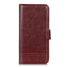 Funda de Cuero Cartera con Soporte Carcasa L08 para Realme C11 Marron