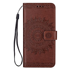 Funda de Cuero Cartera con Soporte Carcasa L08 para Samsung Galaxy S20 Plus 5G Marron