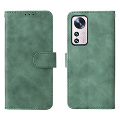 Funda de Cuero Cartera con Soporte Carcasa L08 para Xiaomi Mi 12 Lite 5G Verde