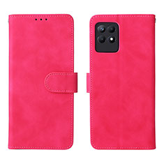 Funda de Cuero Cartera con Soporte Carcasa L08Z para Realme 8i Rosa Roja