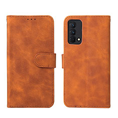 Funda de Cuero Cartera con Soporte Carcasa L08Z para Realme GT Master 5G Marron