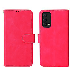 Funda de Cuero Cartera con Soporte Carcasa L08Z para Realme GT Master 5G Rosa Roja