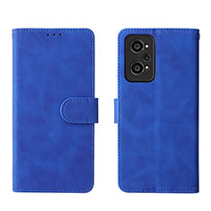 Funda de Cuero Cartera con Soporte Carcasa L08Z para Realme GT Neo2 5G Azul