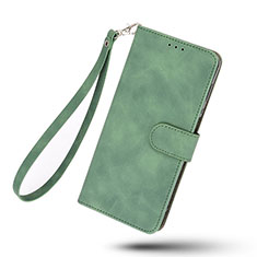 Funda de Cuero Cartera con Soporte Carcasa L08Z para Realme X7 Max 5G Verde