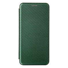 Funda de Cuero Cartera con Soporte Carcasa L08Z para Samsung Galaxy A12 5G Verde