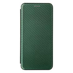 Funda de Cuero Cartera con Soporte Carcasa L08Z para Samsung Galaxy A12 Nacho Verde