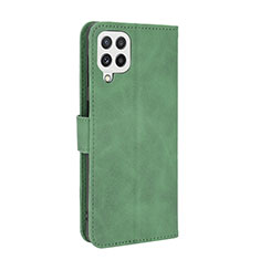 Funda de Cuero Cartera con Soporte Carcasa L08Z para Samsung Galaxy A22 4G Verde