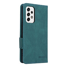 Funda de Cuero Cartera con Soporte Carcasa L08Z para Samsung Galaxy A53 5G Verde